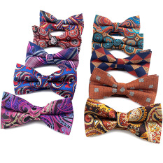 22 Types of 6 * 12cm Korean Version Fashionable Men’s Bow Tie, Suit Banquet Jacquard Bowknot Bowties