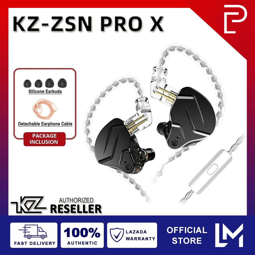  KZ ZSN PRO X IEM Earphones Dual Driver in Ear Monitor 1BA 1DD  Wired Earphones HiFi Gaming Earbuds for Phone Computer Tablet : Electronics