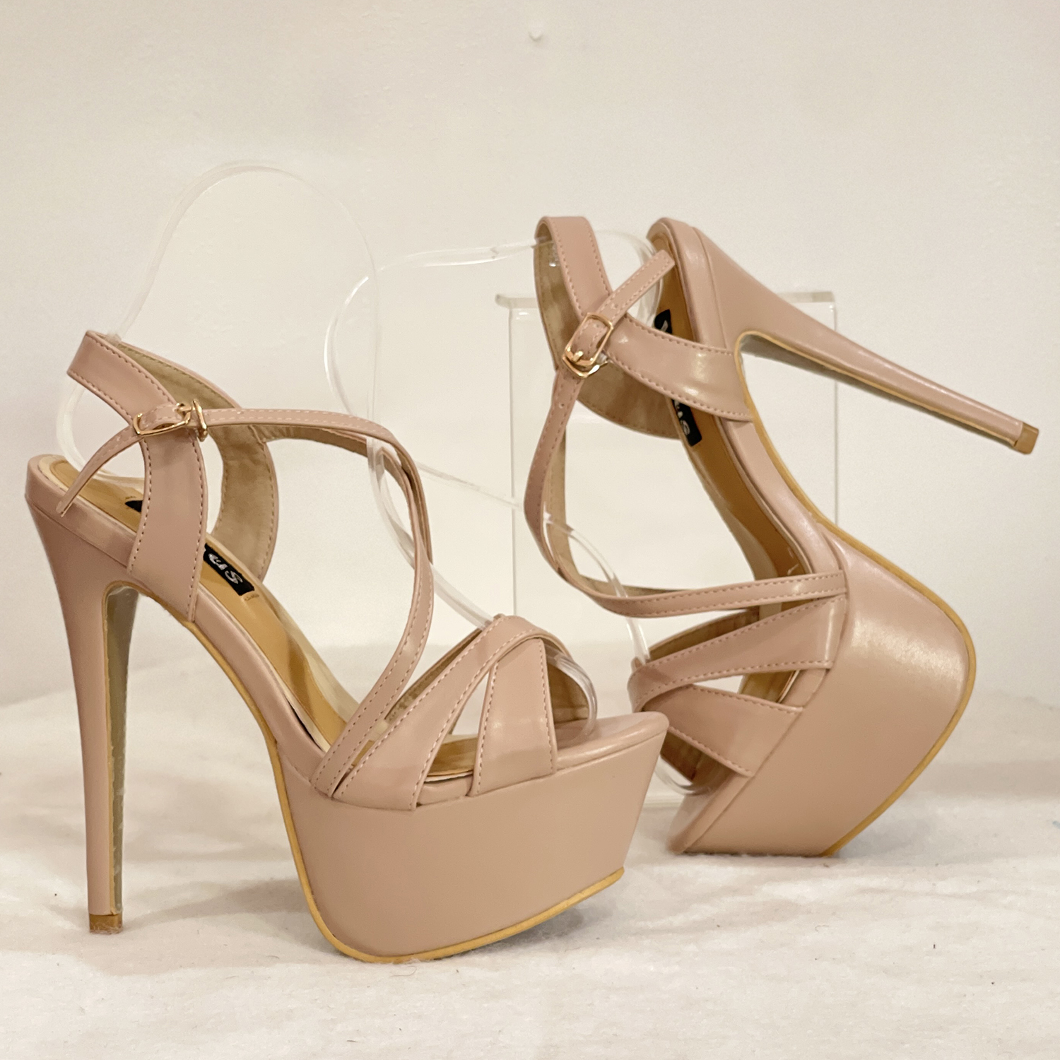 Floral Print Closed Toe 5.5 Inch Heels Platform Pumps for Women | FSJ Shoes