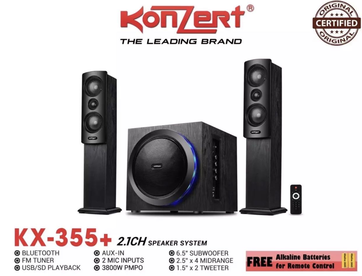 Konzert KX355+ 2.1Channel Speaker System Lazada PH