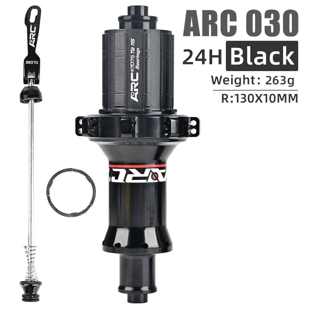 ARC road bike hub wheel set 6 claws 72 ring front 20 rear 24 holes