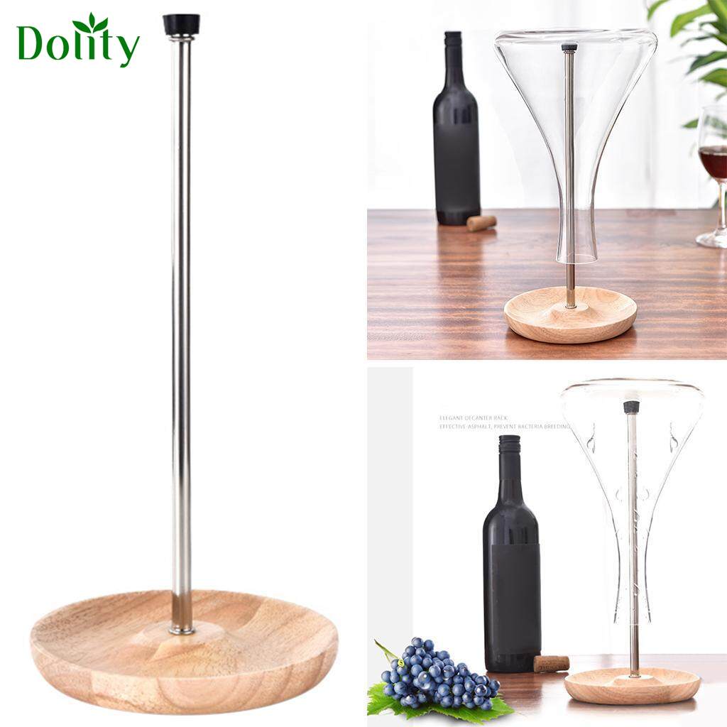 Dolity Wine Decanter Drying Stand Bottle Drainer for Desktop Restaurant