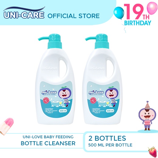 UniLove Baby Bottle Cleanser 500ml (Bottle Pump) Bottle of 2 Lazada PH