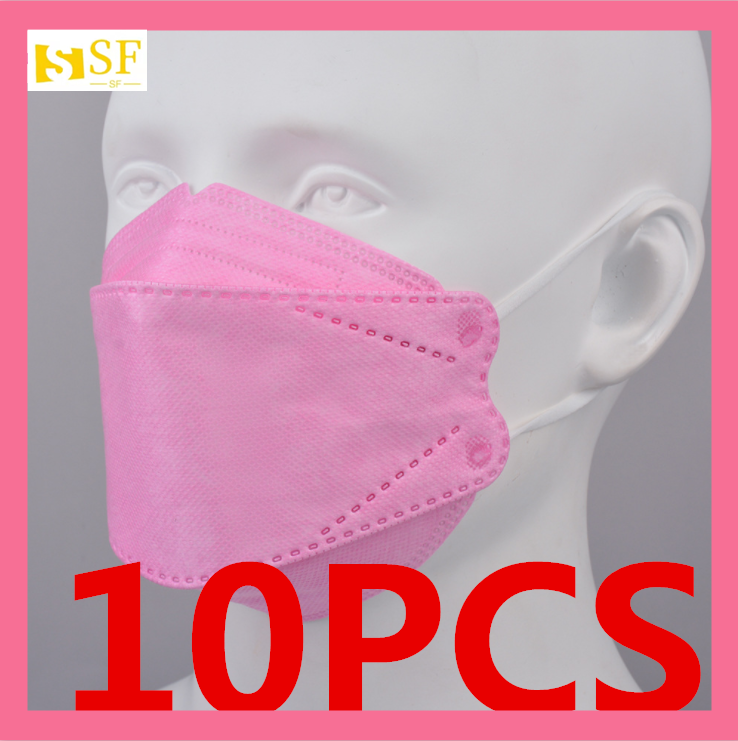 Safety Baby 10pcs/box BLACK/ WHITE Korea KF94 face mask Mint smell 4