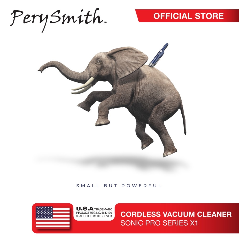 PerySmith X1 Cordless Handheld Vacuum Cleaner Sonic Pro 300W Lazada PH