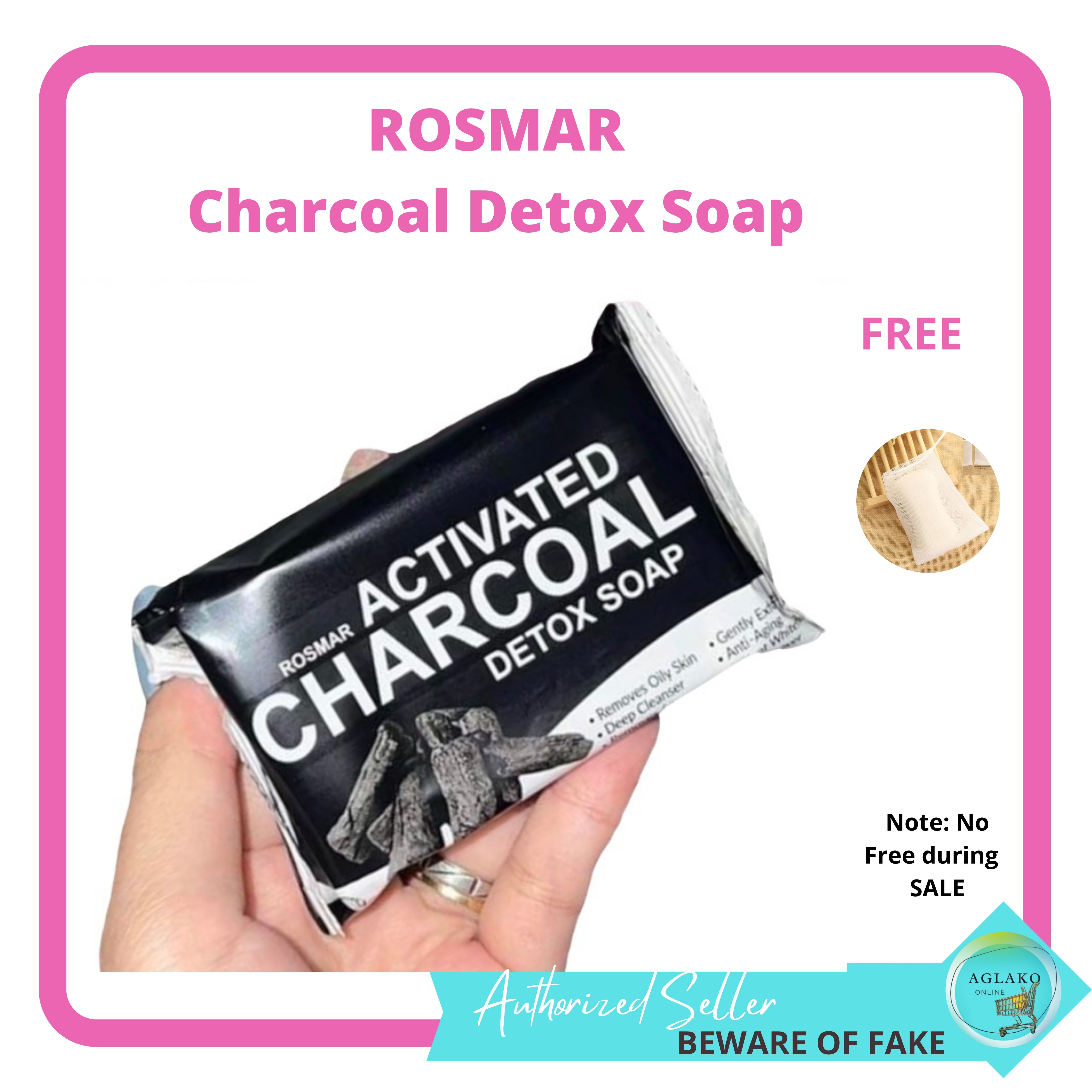 Rosmar Activated Charcoal Detox Soap 100g Lazada PH