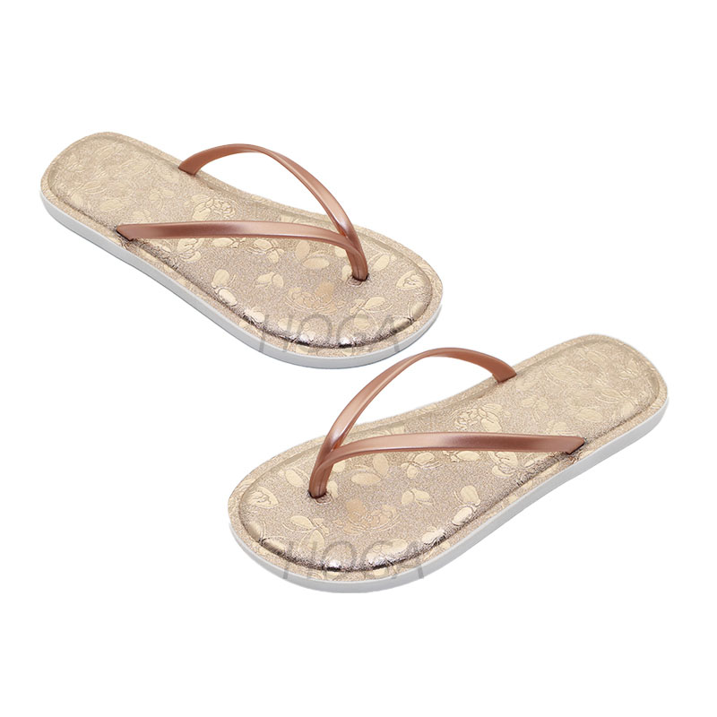 HOGA Floral Beach Slippers Flip For Women Flat Sandals Wholesale | Lazada PH