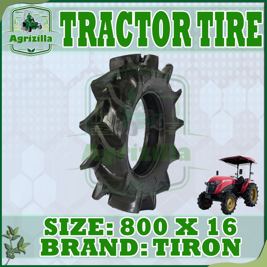 800 x 16 TRACTOR TIRE with Inner Tube Brand Tiron Lazada PH