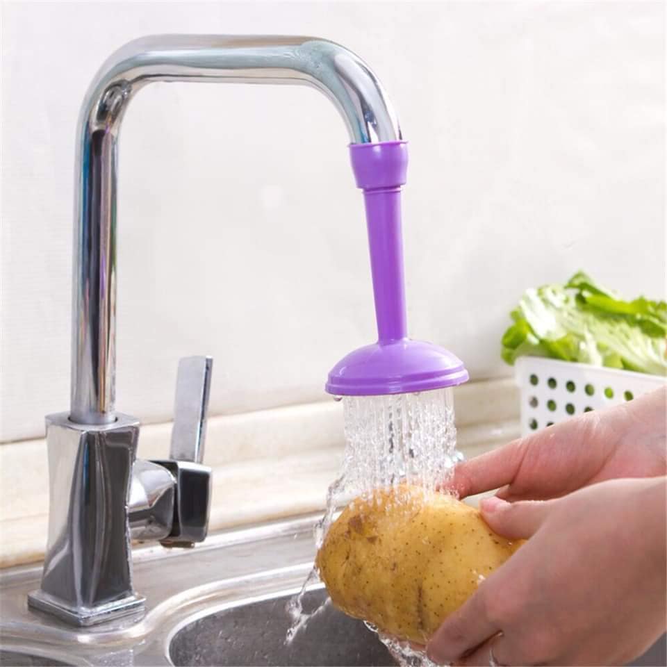Adjustable Kitchen Faucet Splash Filter Tap Water Saving