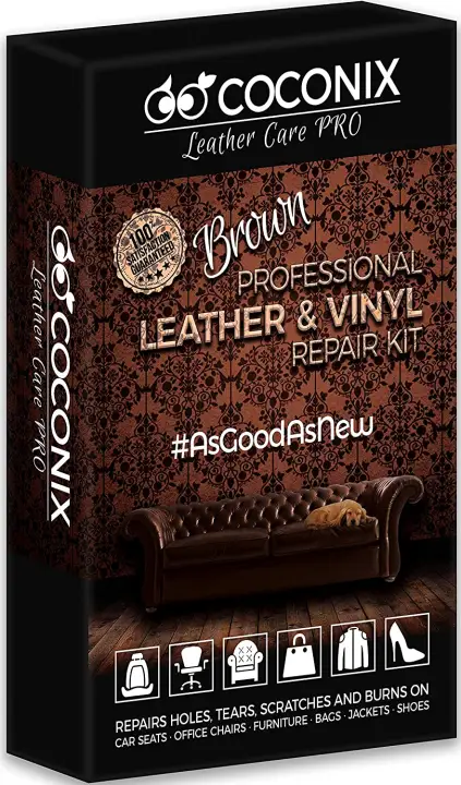 Coconix Brown Leather And Vinyl Repair, Liquid Leather Vinyl Floor And Tile Repair Kit