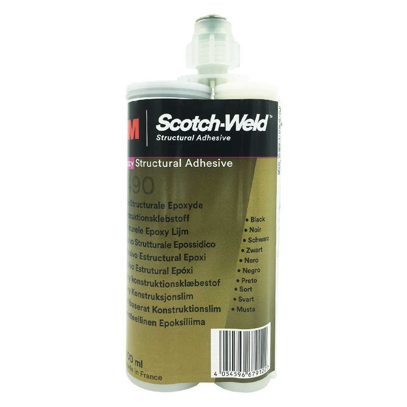 3M DP490 black epoxy resin structural adhesive bonding