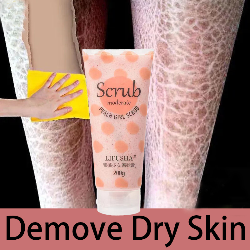 [200g] Peach Scrub Exfoliating Quickly Remove Chicken Skin Whitening