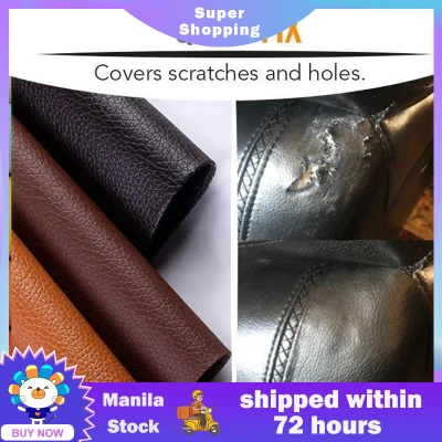 Sofa Repair Leather Sticker Lychee Pattern Self-Adhesive Leather Repair Patch Self Adhesion Litchi Faux Synthetic Leather Patches Big Size Multicolor PU Sofa Hole Repair Car Sticker Tables Bed Decoration