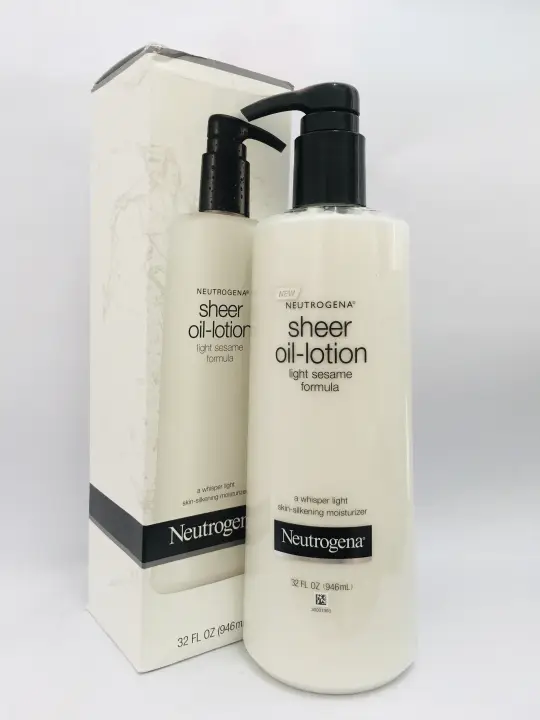 neutrogena sheer oil lotion