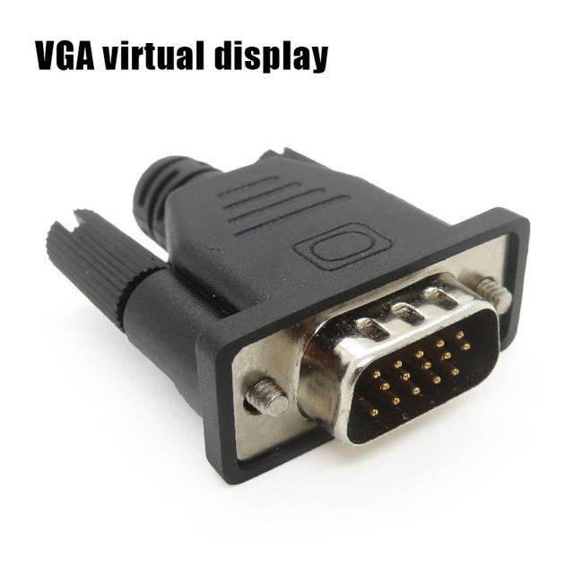 VGA DVI DP Virtual Display Adapter Headless Displayport Dummy Plug EDID ...