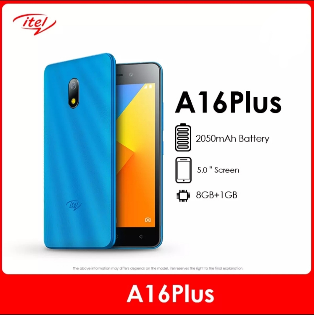 itel a16 plus specs