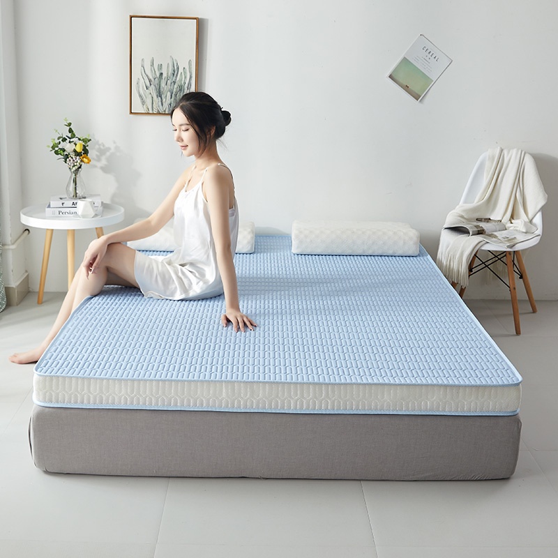 10CM Thicker Latex Mattress Topper Flodable Rebound Cooling Tatami