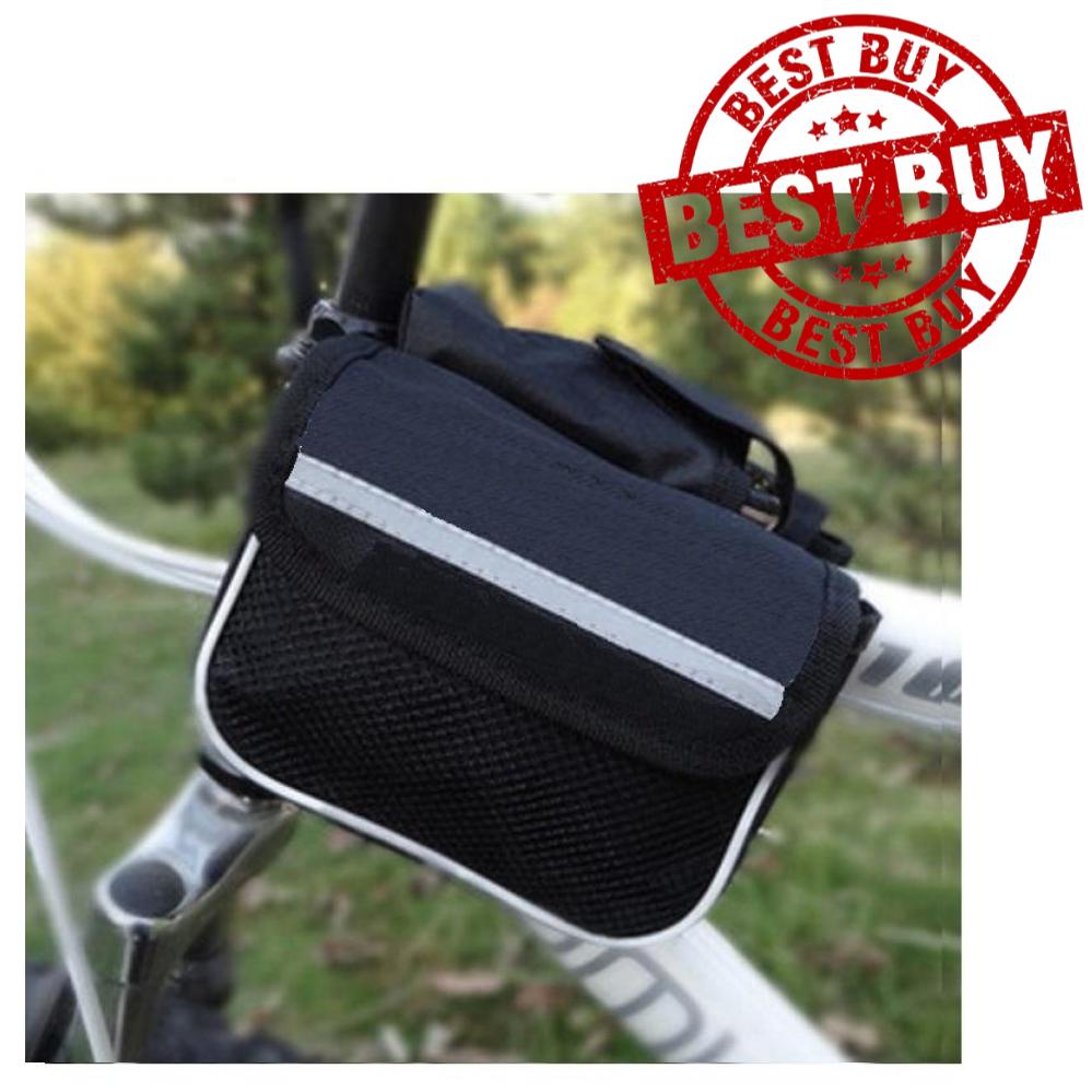 BIKE TIANGGE BT0696 Lightweight Bike Frame Tube 15cm Dual Bag Holder