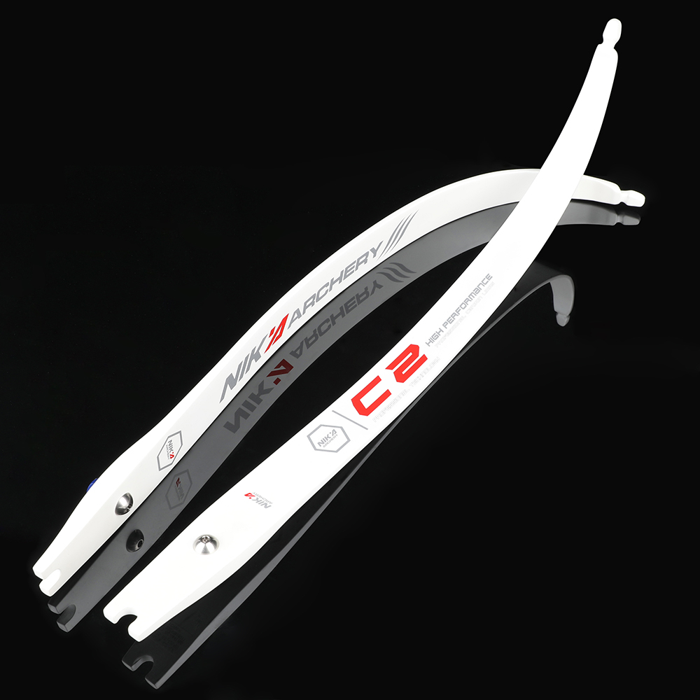 Branches D'arc Recourbé NIKA ARCHERY C1 - Carbone 68" 25H - 12-50 Lbs - Paire