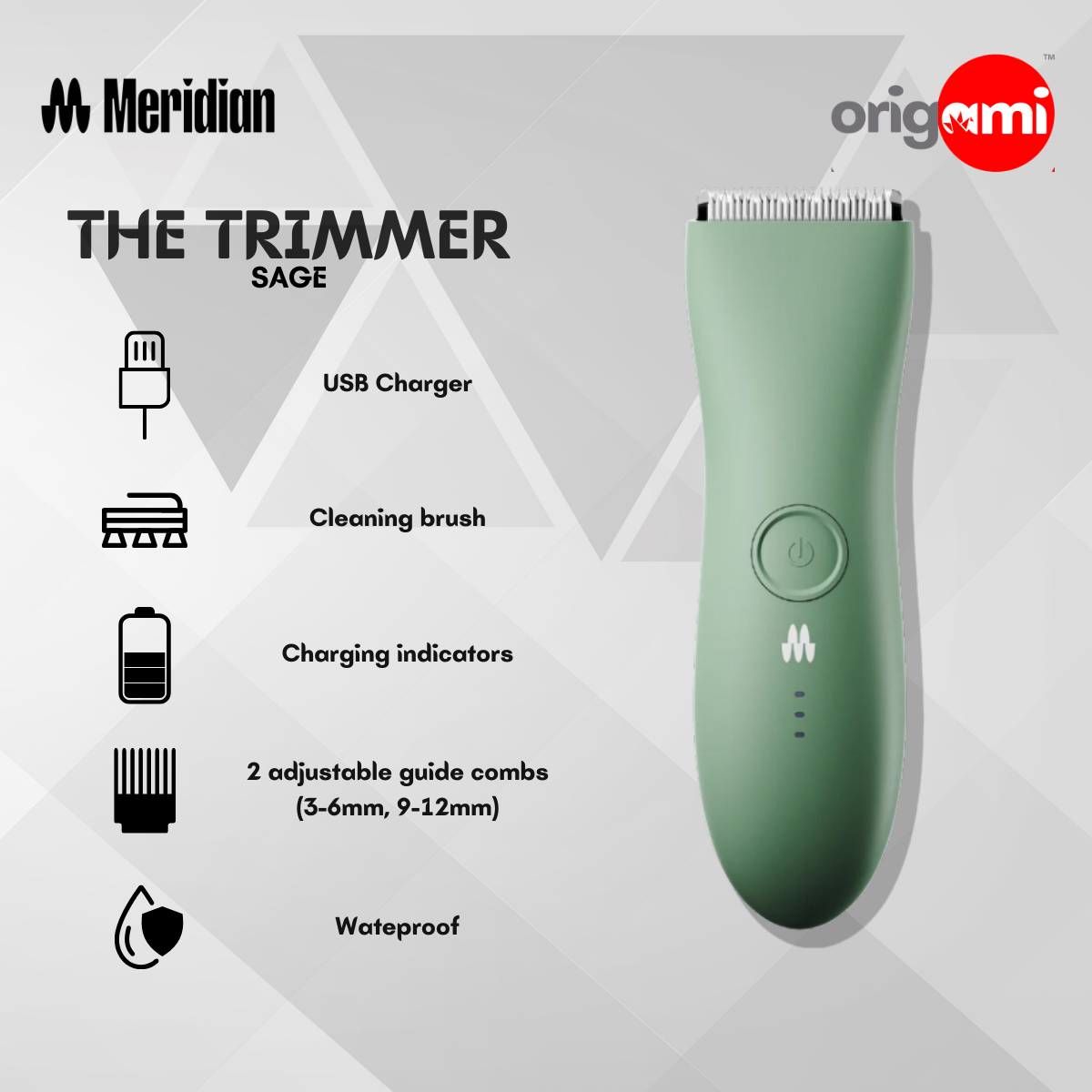The Trimmer by Meridian Electric Waterproof Wet/Dry Groin & Body