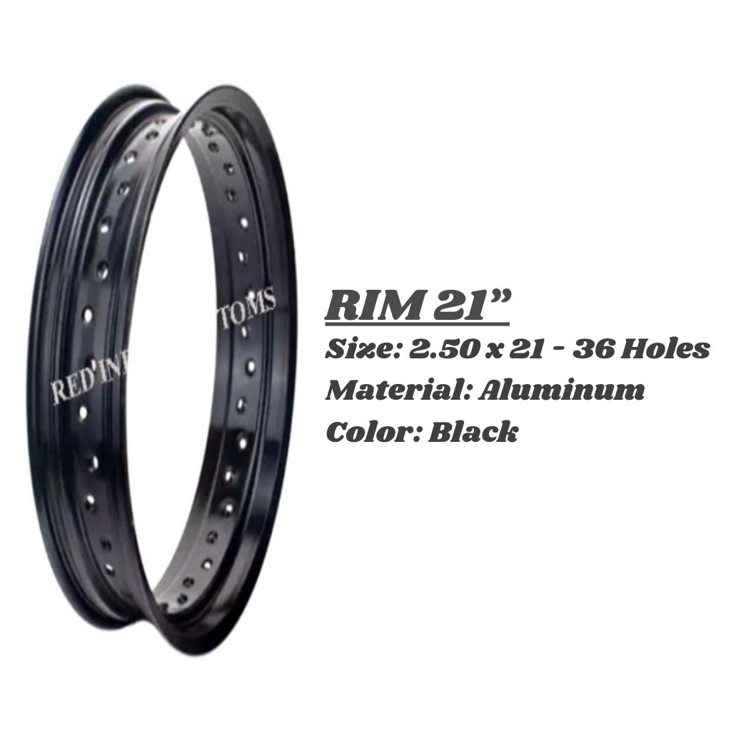 RIM 21 - 36 HOLES - 1.85 INCH ALUMINIUM MOTORCYCLE SPOKED RIMS FOR ...