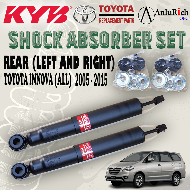KYB REAR SHOCK ABSORBER for Toyota Innova (All) 20052015 LEFT and