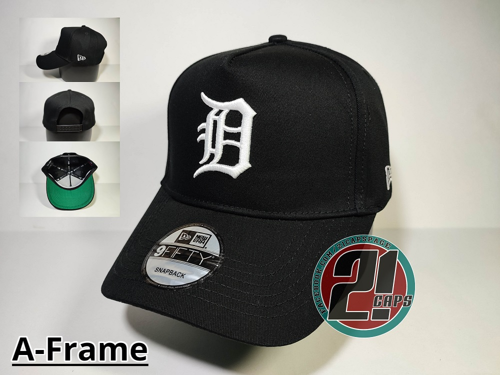 Men's Detroit Tigers New Era White Vintage 9FIFTY Snapback Hat