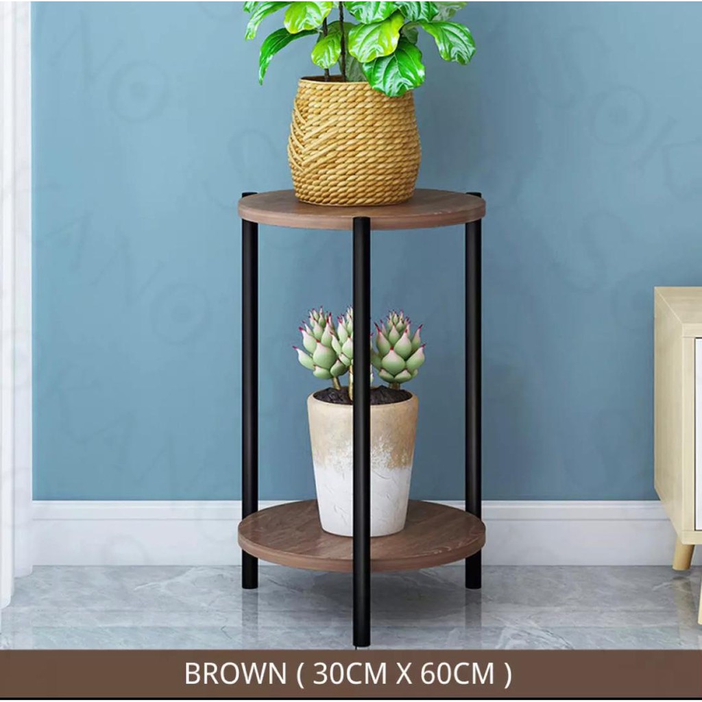 Deco Rack Deco Shelf Plant Rack Plant Shelf With Metal Rod Support Rak ...