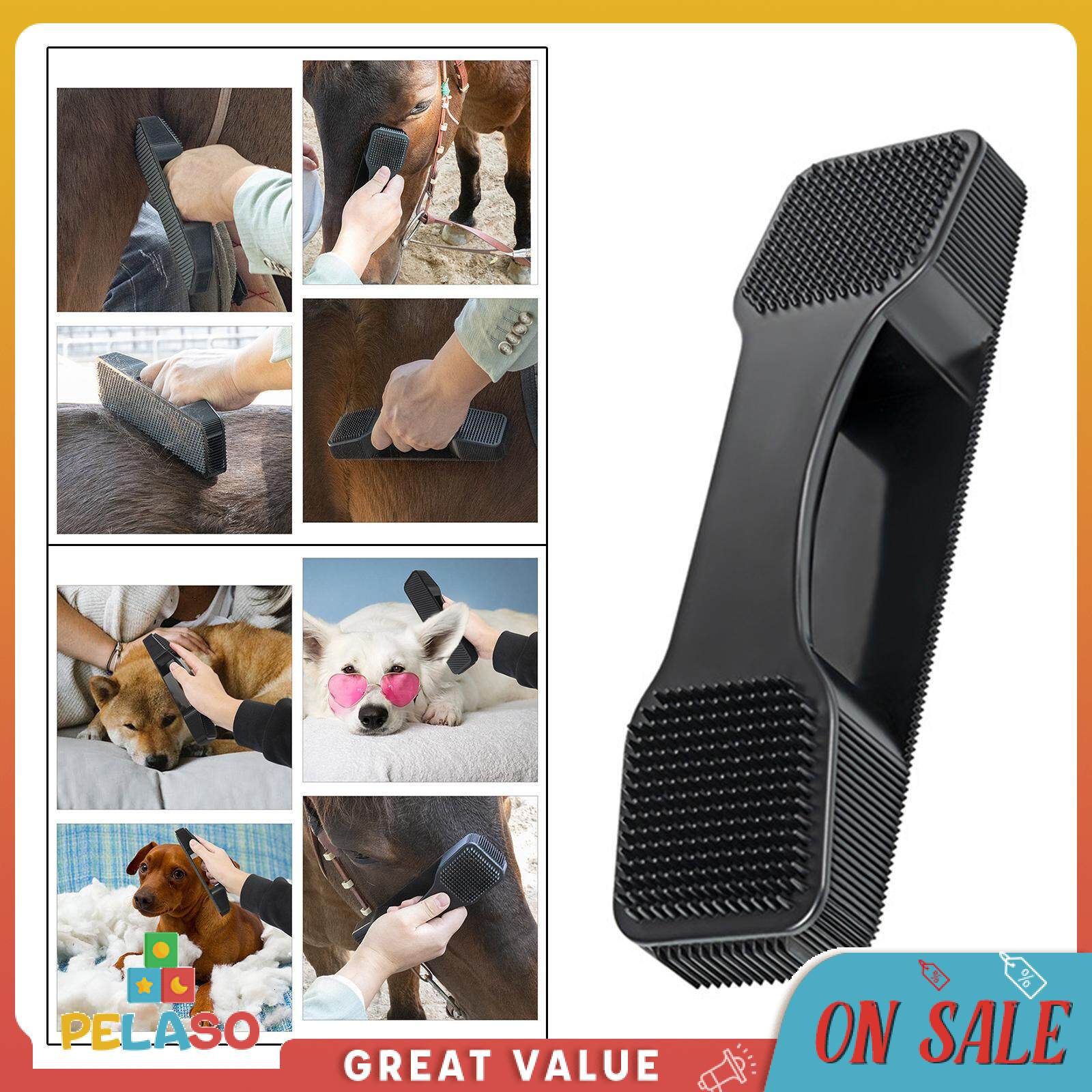 Pelaso Horses Grooming Brush Horse Grooming Massage Kit Pet Neat Comb