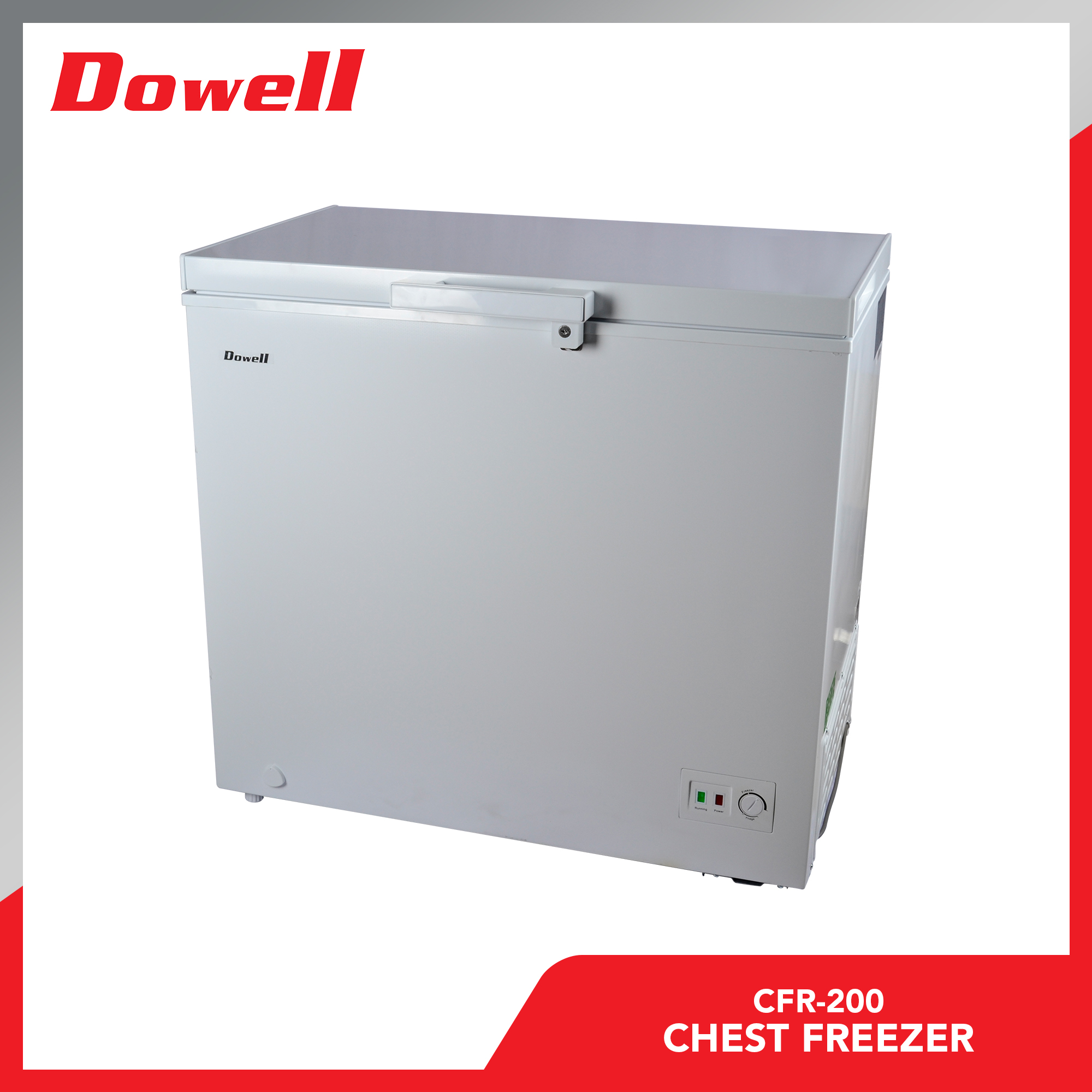 Dowell CFR-200 7 cubic feet Chest Freezer with Chiller Dual Function 