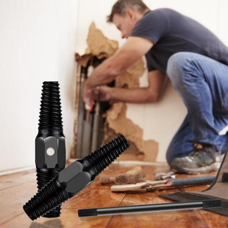 1/2'' 3/4'' Double Head Screw Extractor Pipe Broken Bolt Drill Bits Remover MixASale