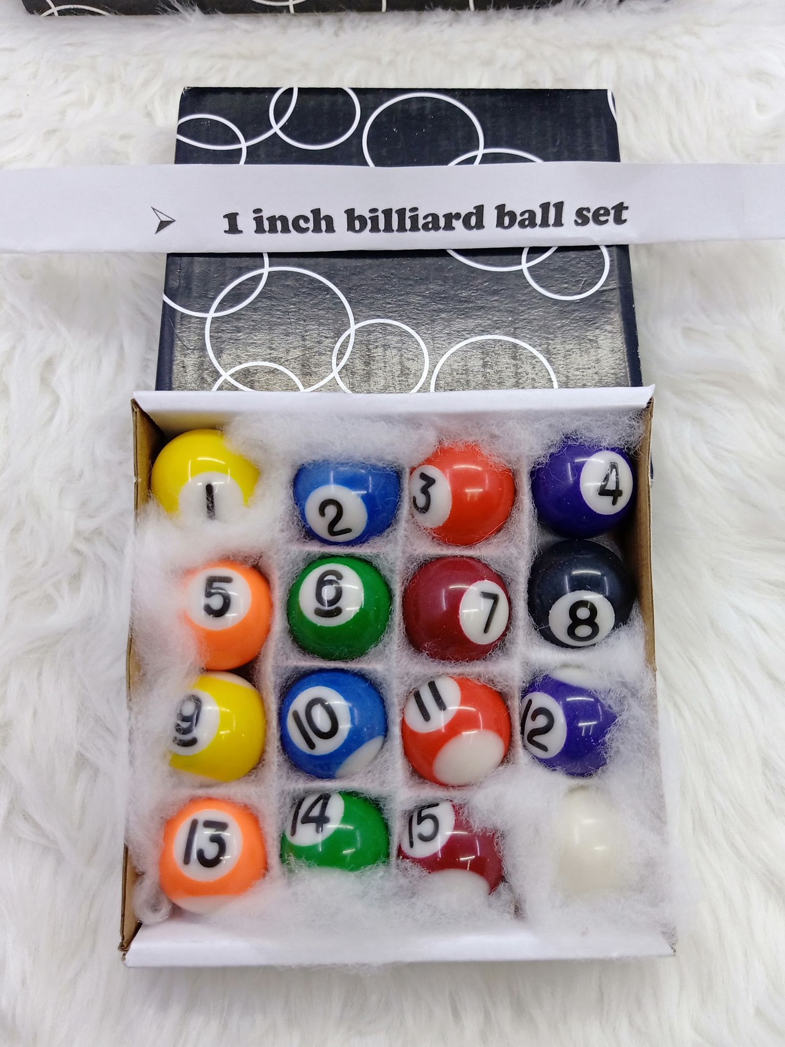 1 INCH BILLIARD BALL SET FOR MINI BILLIARD TABLE / BOLA SA MALIIT NA