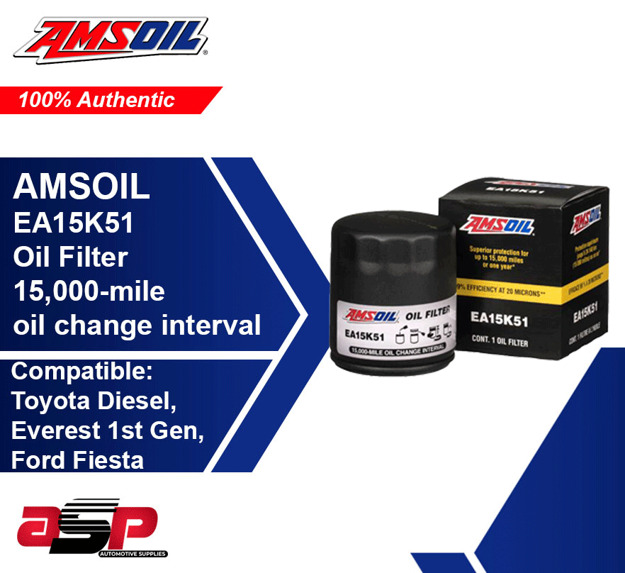 AMSOIL HeavyDuty Turbo Truck 100 Synthetic Diesel Engine Oil 5W40 8 Quarts Bundle for Toyota