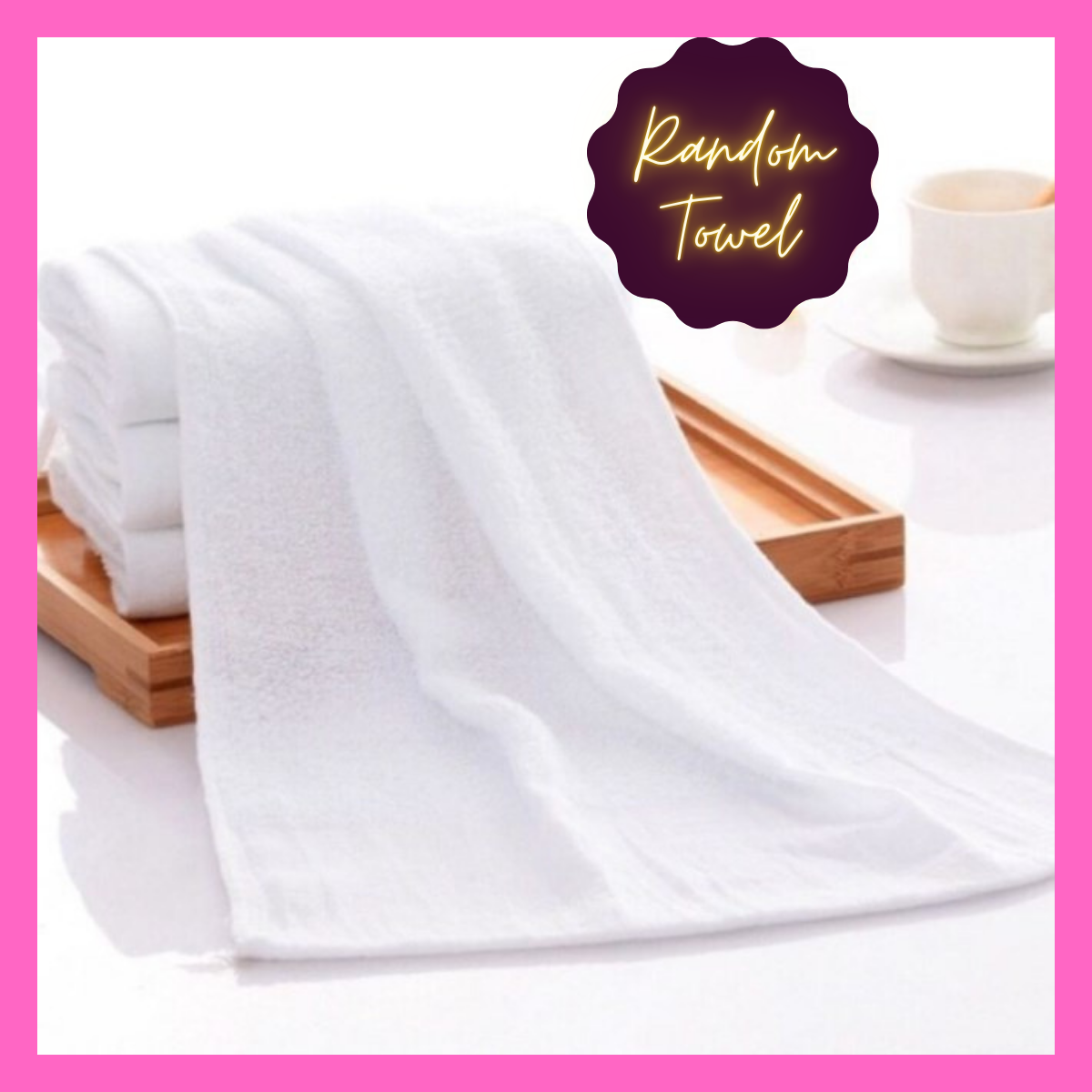 RANDOM cotton Hand Towel Non Brand Good Quality PLAIN OR W/LINE