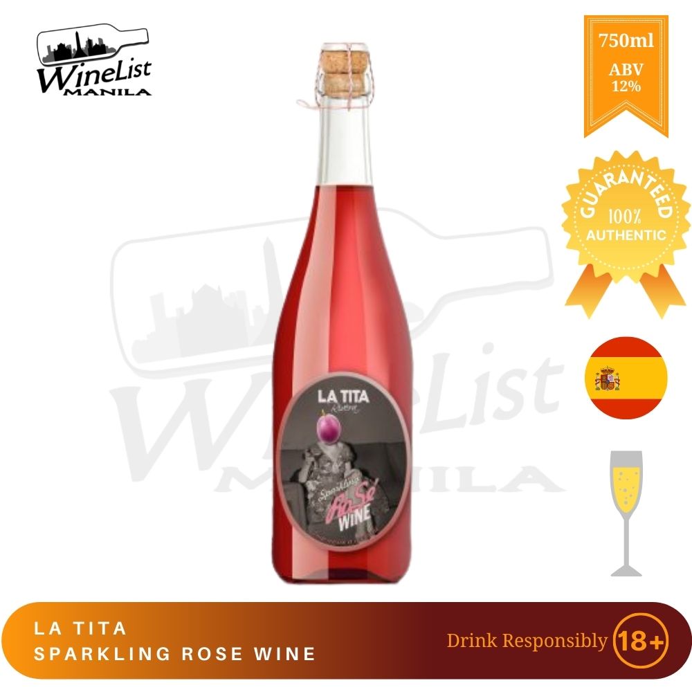 La Tita Sparkling Rose Wine Spanish Sparkling Rose Wine 750ml Lazada PH