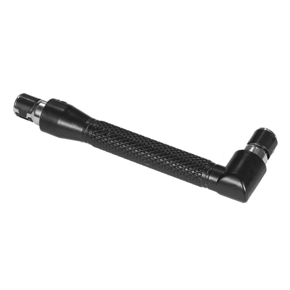 NANWEI L-shaped Angle Head Socket Wrench 1/4 In-ch Screwdriver Bits Holder Double-head Screwdriver