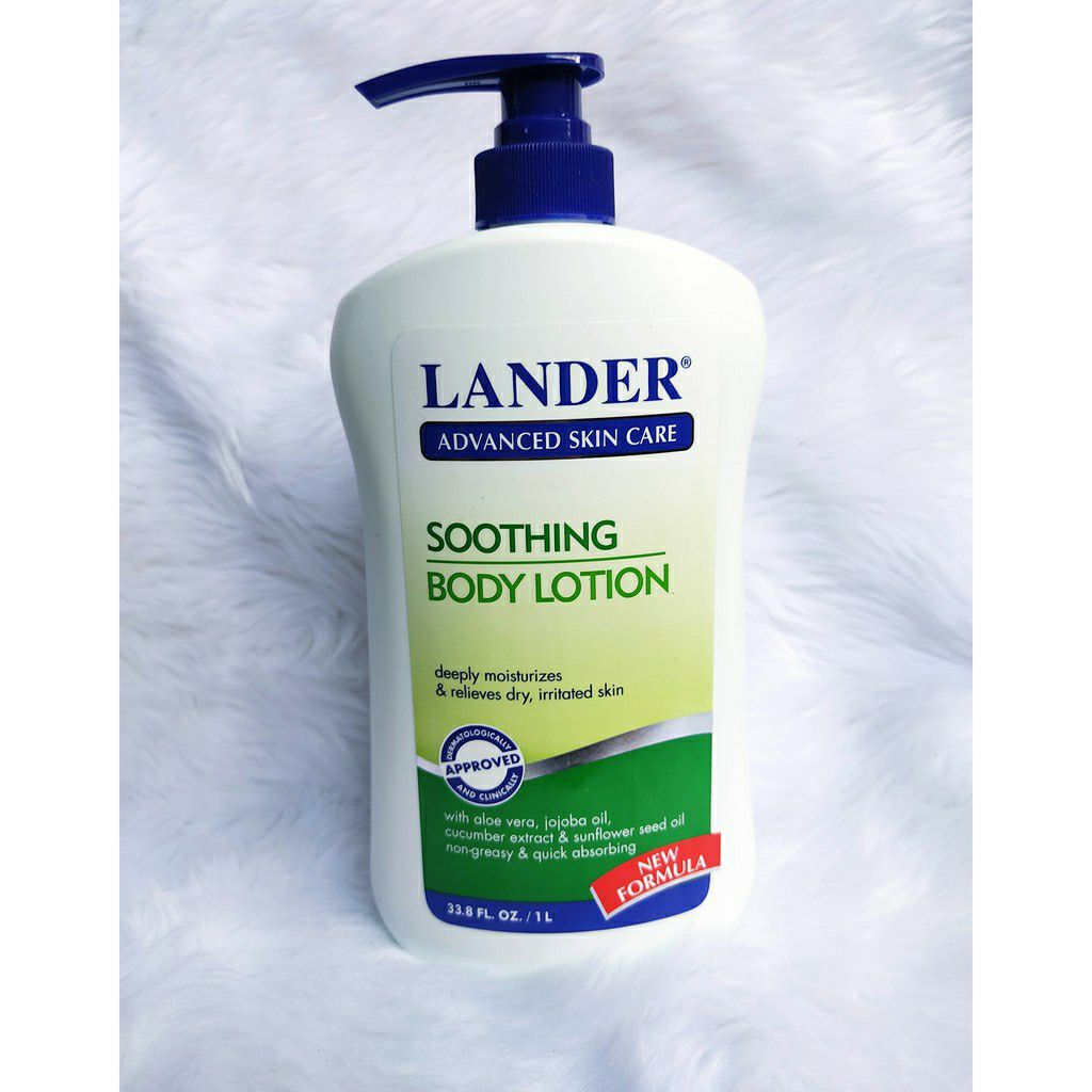 Lander Sooting Body Lotion 1 Liter Lazada PH