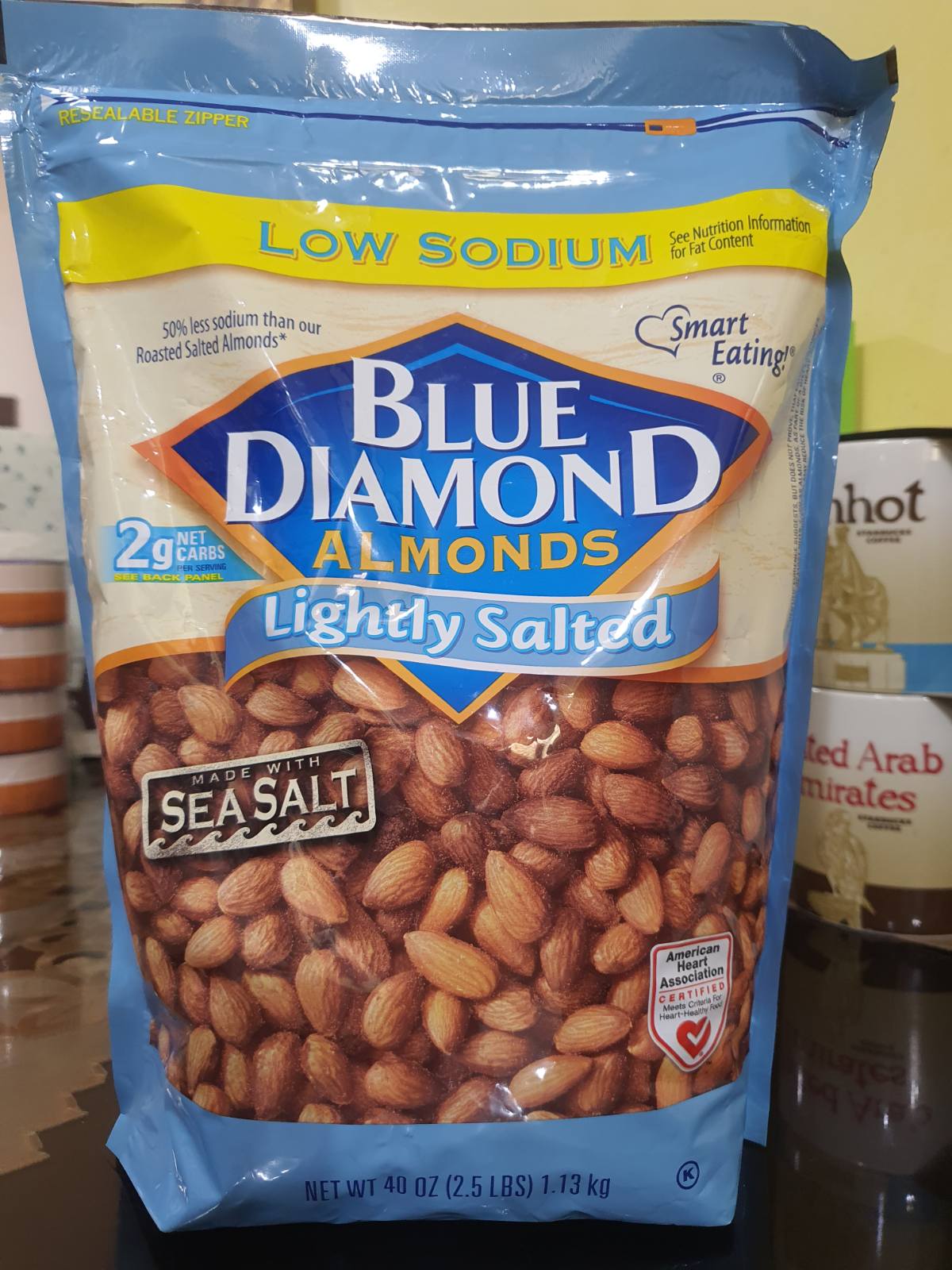 Blue Diamond Almonds Low Sodium Lightly Salted, 40oz / 1.1kg Lazada PH