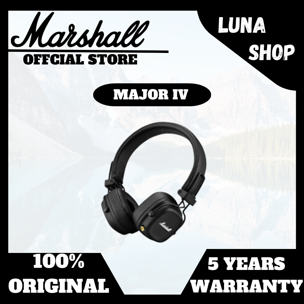 Marshall Major IV Wireless Bluetooth On Ear Headphone with Mic