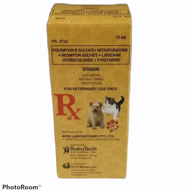 Otiderm Ear Drops For Dogs and Cats Lazada PH