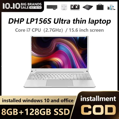 【16 free gifts】+【COD】+【compatible Window 10 + Office】laptop for sale brand new / laptop DHP I 15.6in/1080P I 4th generation core processor I Core i7 I 8GB memory I 256GB SSD I Built in HD Camera + built-in digital keyboard I Light and easy to carry