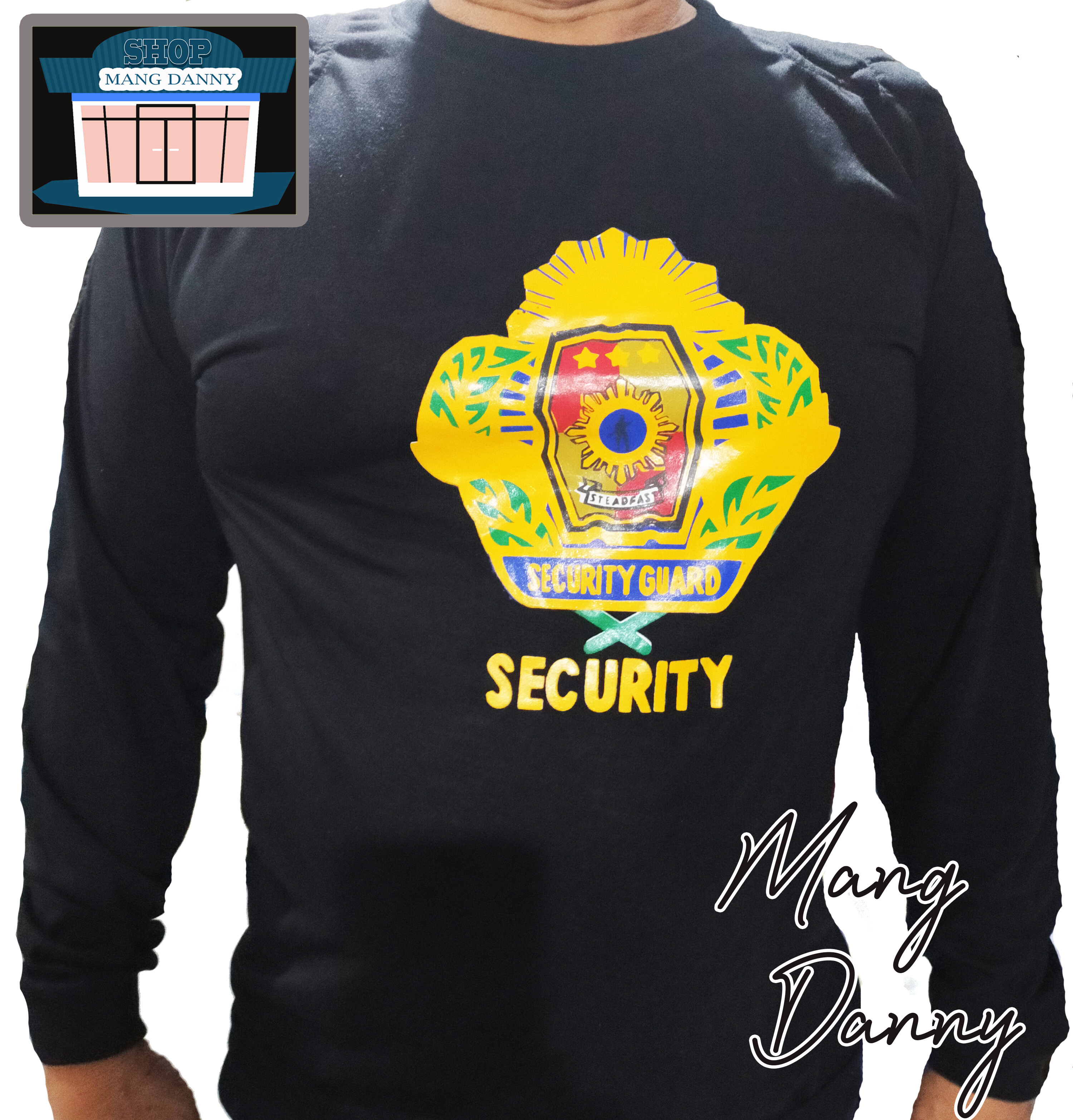 SECURITY GUARD UNIFORMS SWEAT SHIRT BLACK Lazada PH