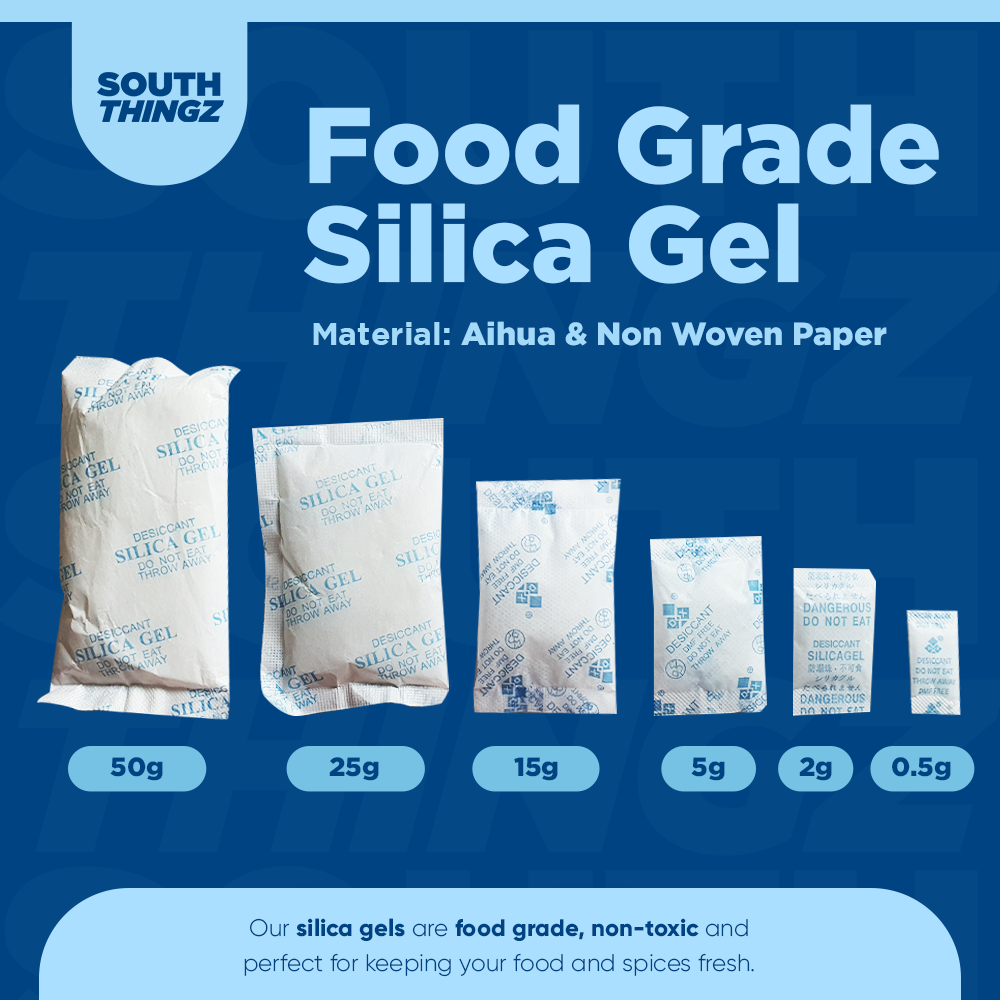Food Grade Silica Gel Packs Desiccant Leather Moisture Absorbent Drying