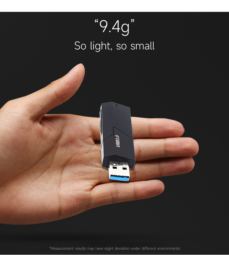 HighSpeed Memory Card Reader USB 3.0 Card Reader for Computer Laptop