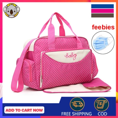 Mommy Baby Bags Waterproof Baby Diaper Mommy and Baby Big SALE travel bag with FREEBIES