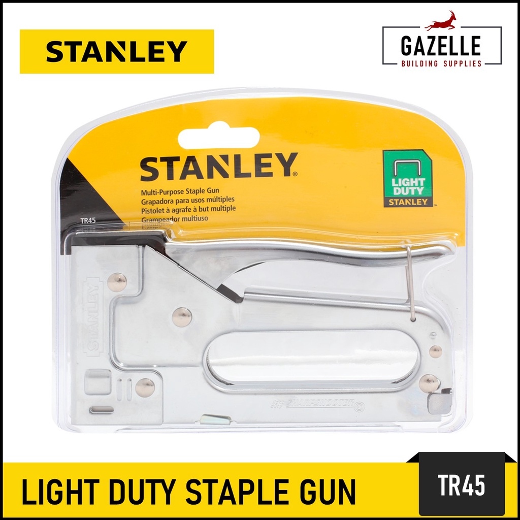 Stanley Staple Gun Light Duty Multipurpose Gun Tacker TR45 Lazada PH