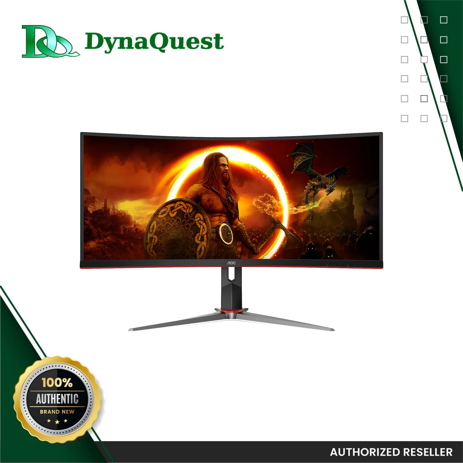 AOC CU34G2X 34" CURVED 144HZ ULTRAWIDE QHD 3440X1440 1MS FREESYNC ...