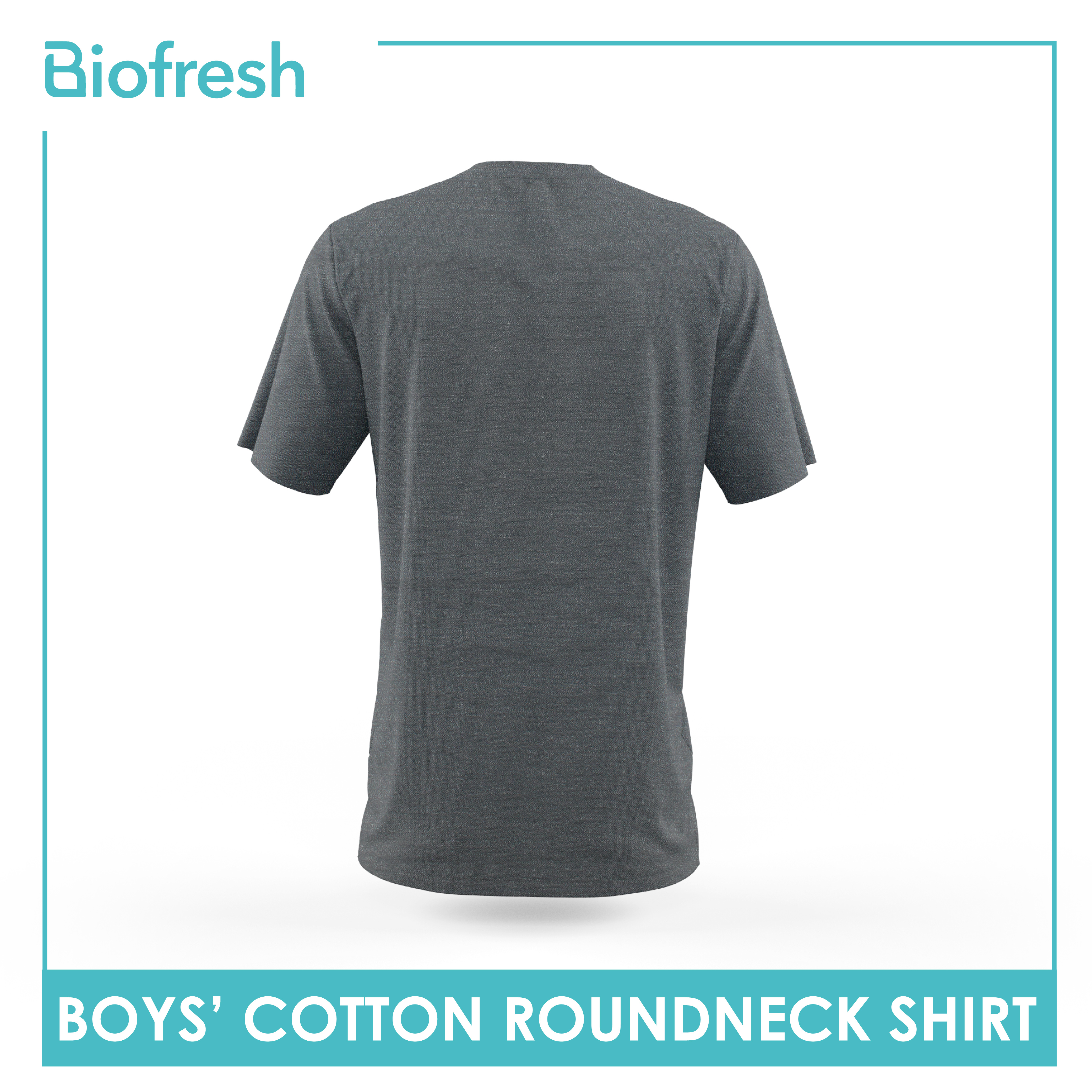 Biofresh Men's Antimicrobial Cotton Premium Slim Fit Roundneck