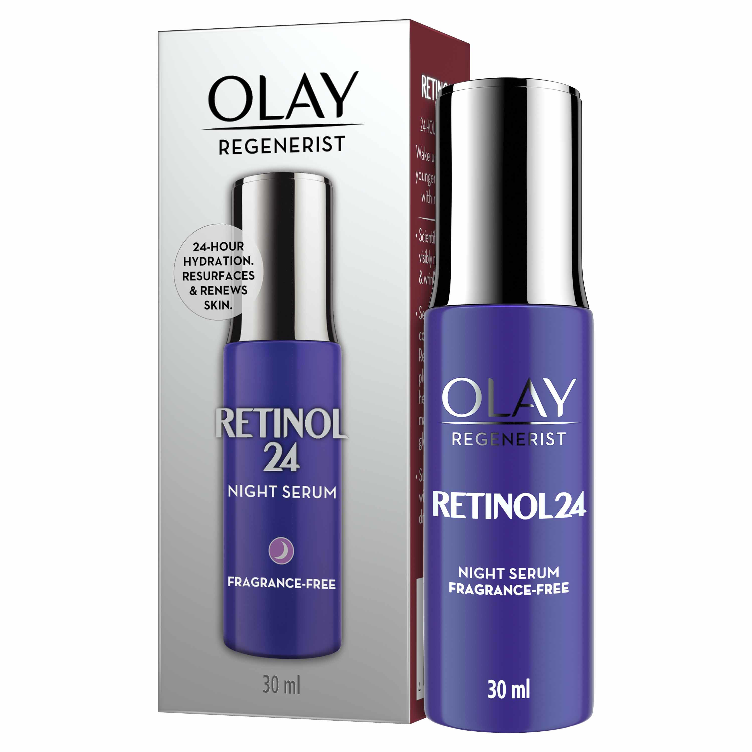 olay regenerist retinol 24 night facial serum reviews