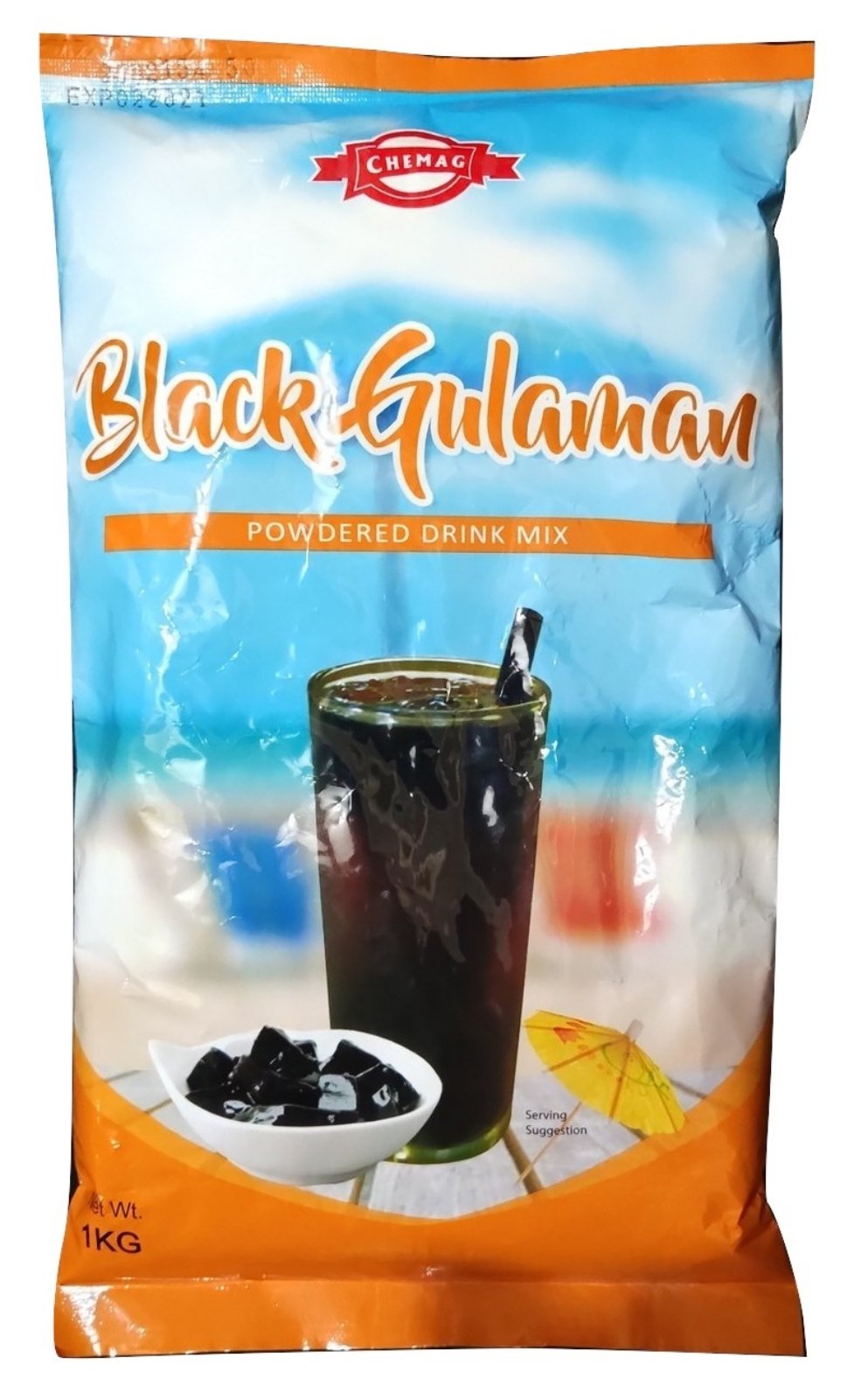 Chemag Black Sago't Gulaman Powdered Juice Drink 1kg 20Liters Lazada PH